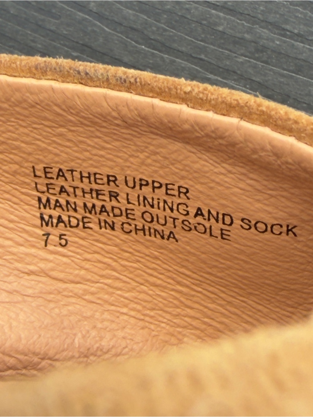 Birdies The Swan Golden Oak Suede Pointed Toe Mule Flats Size 7.5 Quilted Insole - Picture 16 of 16